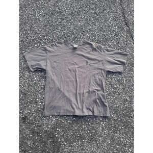 Vintage Rietveld Einstein Shirt Mens XL Gray Hawaiian Graphic Surf Tee 1996
